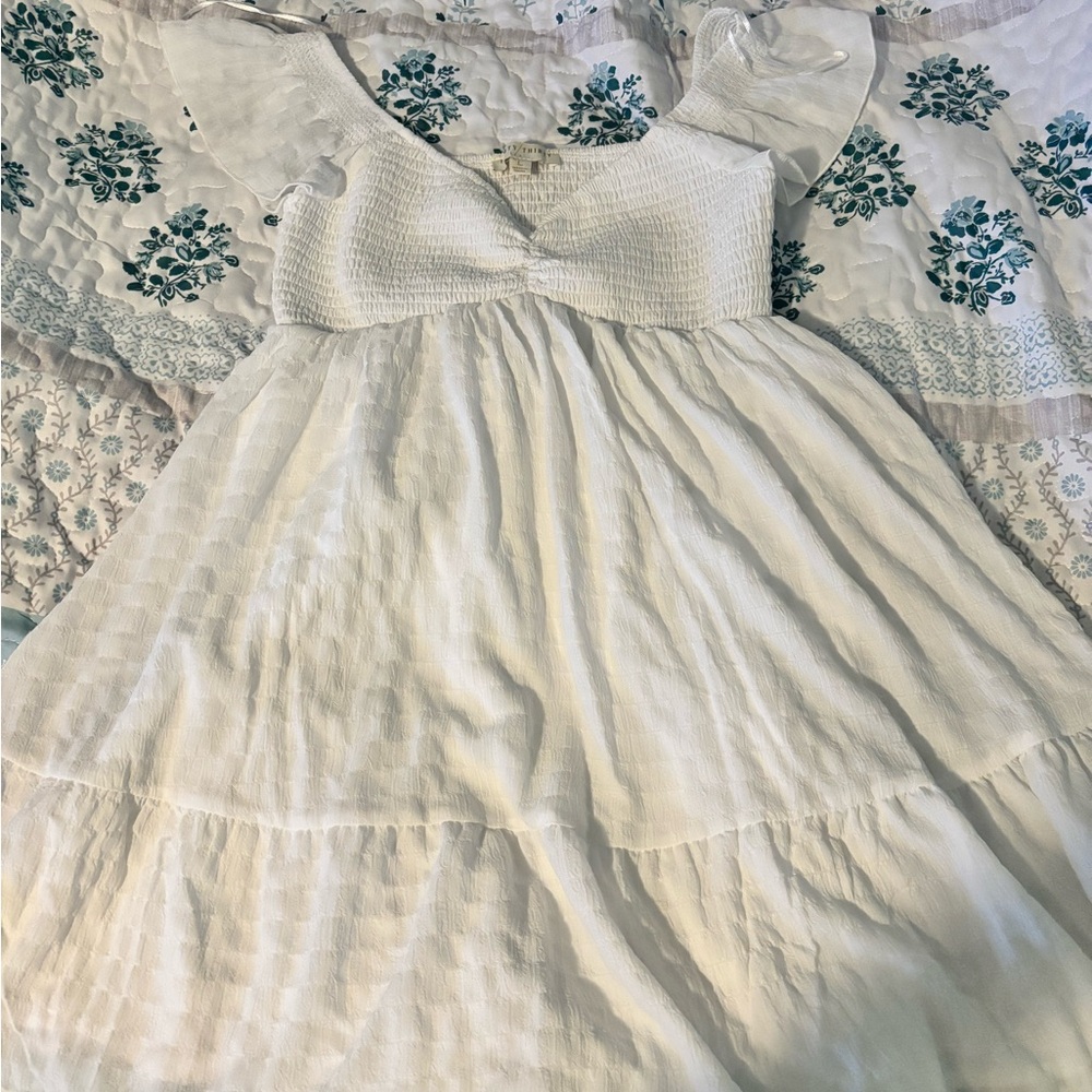 Charming White womens  Dress